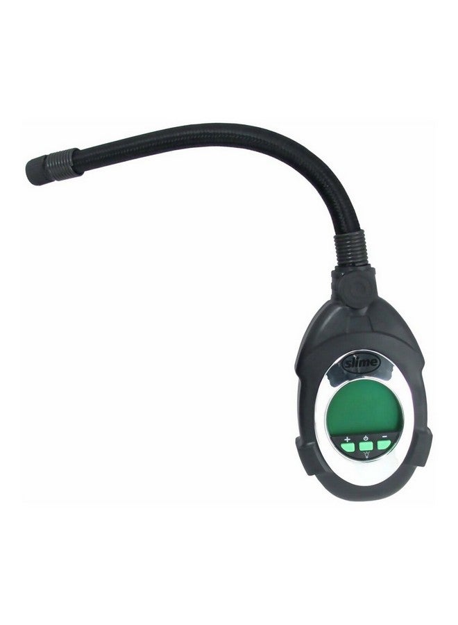 سلايم مقياس ضغط الإطارات الرقمي 0-100 رطل/انش مربع، أسود وأخضر 2.794 x 17.526 x 13.208 سم20202 - Image 2